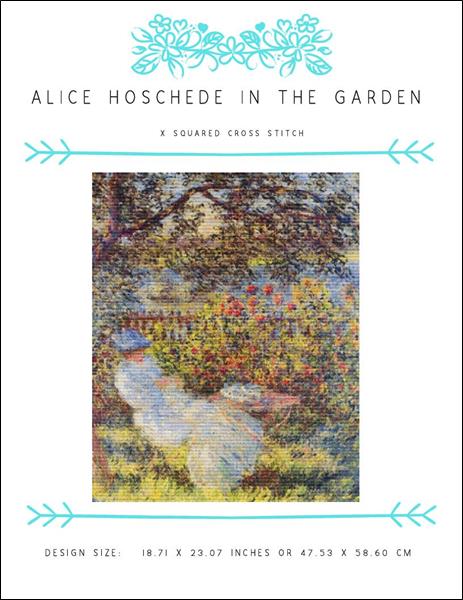 click here to view larger image of Alice Hoschede in the Garden (chart)