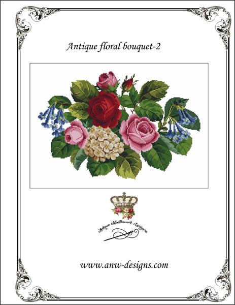 click here to view larger image of Antique Floral Bouquet - 2 (chart)