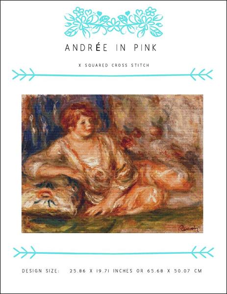 click here to view larger image of Andree in Pink (chart)
