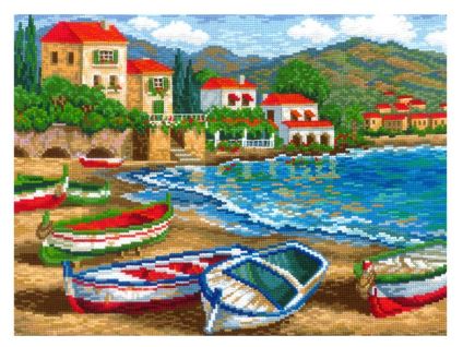 click here to view larger image of Azure Bay  (counted cross stitch kit)