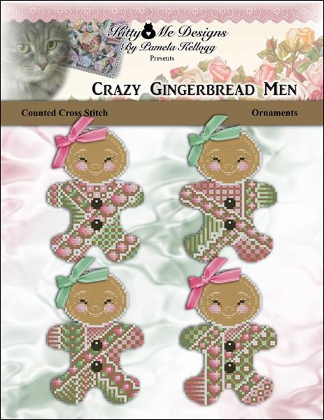 click here to view larger image of Crazy Gingerbread Men Ornaments (chart)