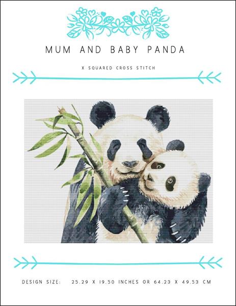 click here to view larger image of Mum And Baby Panda (chart)