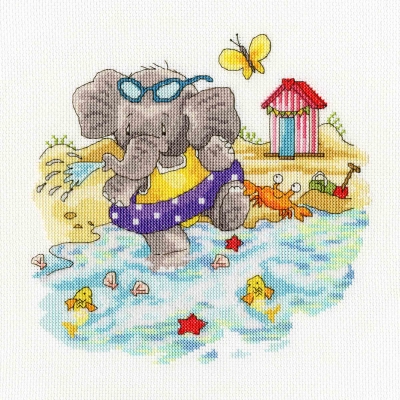 click here to view larger image of Big Splash Elly Collection - Simon Taylor Kielty (counted cross stitch kit)