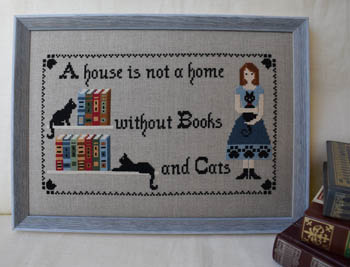 click here to view larger image of Books and Cats (chart)