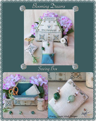 click here to view larger image of Blooming Dreams Sewing Box (chart)