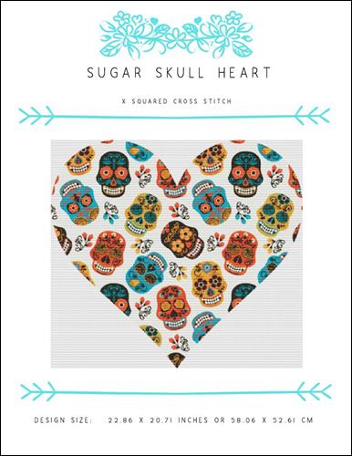 click here to view larger image of Sugar Skull Heart (chart)
