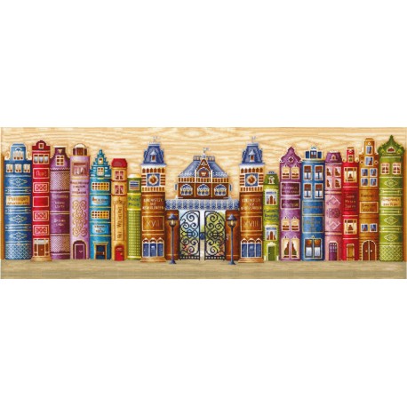 click here to view larger image of Kingdom of Books (counted cross stitch kit)
