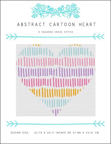 click here to view larger image of Abstract Cartoon Heart (chart)