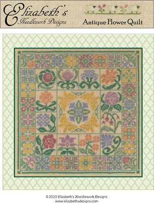 click here to view larger image of Antique Flower Quilt (chart)