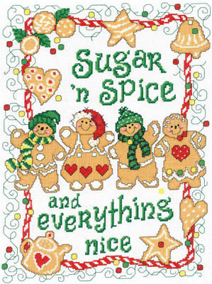 click here to view larger image of Sugar and Spice (counted cross stitch kit)