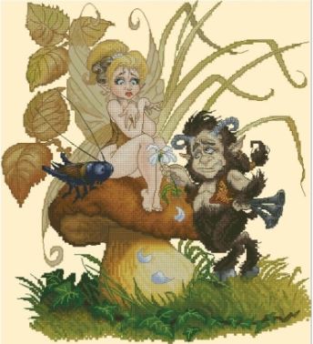 click here to view larger image of Fairy and Satyr - (Pascal Moguerou) (chart)
