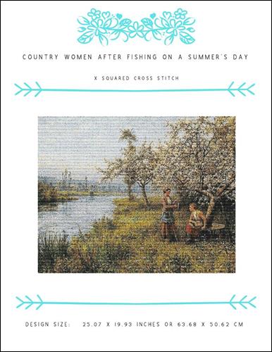 click here to view larger image of Country Women after Fishing on a Summers Day (chart)