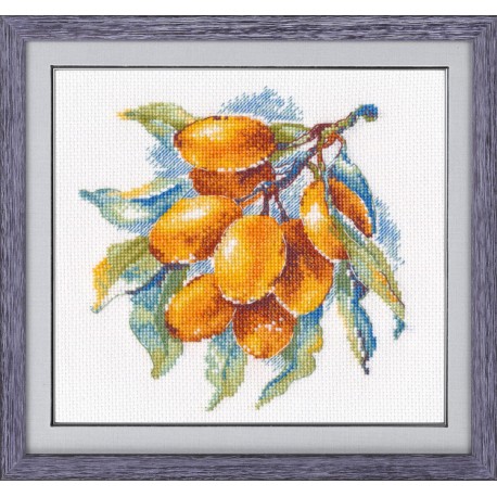click here to view larger image of Amber Berry (counted cross stitch kit)