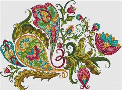 click here to view larger image of Decorative Paisley (chart)