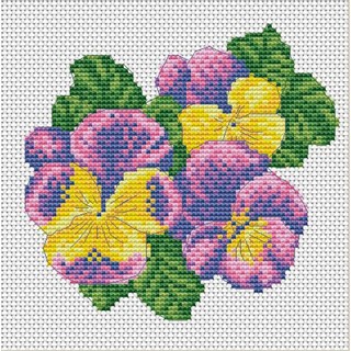 click here to view larger image of Viola (counted cross stitch kit)