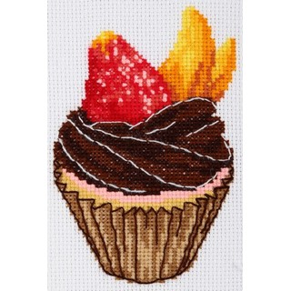 click here to view larger image of Cake (counted cross stitch kit)