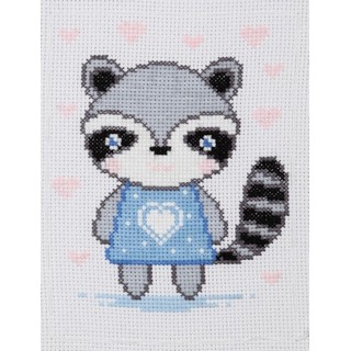 click here to view larger image of Raccoon (counted cross stitch kit)
