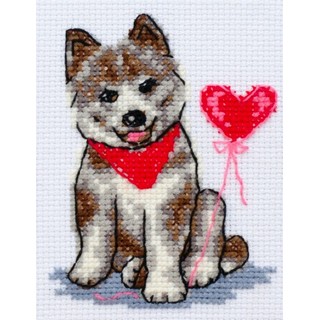 click here to view larger image of Doggy (counted cross stitch kit)