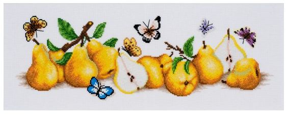 click here to view larger image of Pear Boom (counted cross stitch kit)