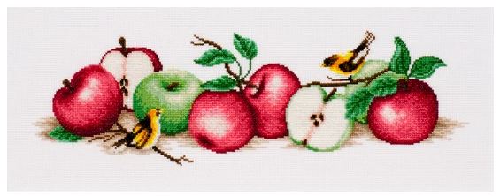 click here to view larger image of Apple Boom (counted cross stitch kit)