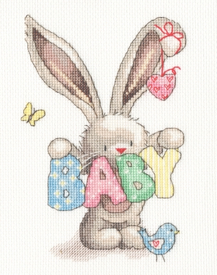 click here to view larger image of Baby - Bebunni (counted cross stitch kit)