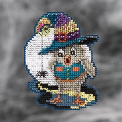 click here to view larger image of  Halloween Owl (2021) (counted cross stitch kit)