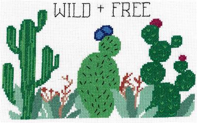 click here to view larger image of Wild and Free (counted cross stitch kit)