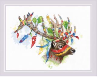 click here to view larger image of Noble Deer (counted cross stitch kit)