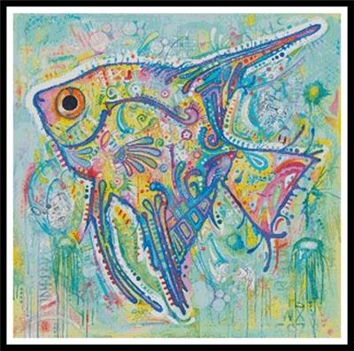 click here to view larger image of Abstract Angel Fish (Dean Russo) (chart)
