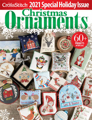 click here to view larger image of Just Cross Stitch - 2021 Christmas Ornaments (magazines)