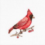 click here to view larger image of Cardinal  (counted cross stitch kit)