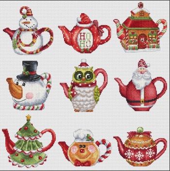 Christmas Cups - click here for more details about chart