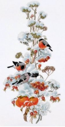 Winter Set - click here for more details about counted cross stitch kit