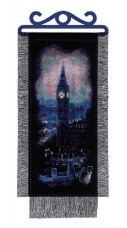 click here to view larger image of London at Night (counted cross stitch kit)