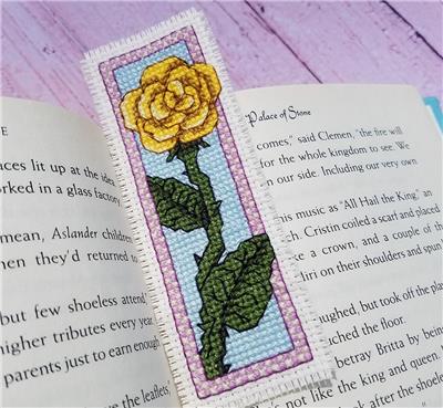 click here to view larger image of Yellow Rose Bookmark (chart)