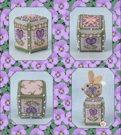 click here to view larger image of Pansy Rose Cube (None Selected)
