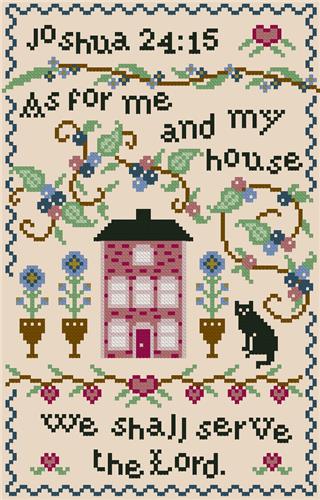 click here to view larger image of As for Me and My House Sampler (chart)