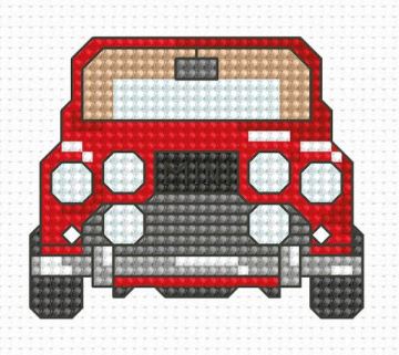 click here to view larger image of Car (counted cross stitch kit)