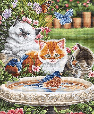 click here to view larger image of Splashing Up Some Fun (counted cross stitch kit)