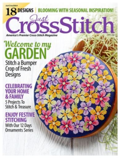 click here to view larger image of 2022 Just Cross Stitch May/June Blooming with Seasonal Inspiration (magazines)