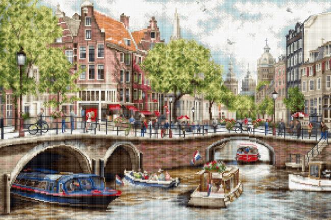 click here to view larger image of Amsterdam (counted cross stitch kit)