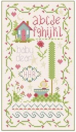 click here to view larger image of Baby Dear Sampler (chart)