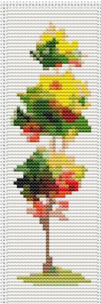 click here to view larger image of Autumn Tree (Bookmark) (chart)