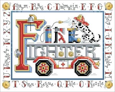 click here to view larger image of ABCs of Fire Fighters (chart)