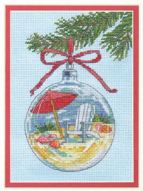 click here to view larger image of Beach Ornament (counted cross stitch kit)