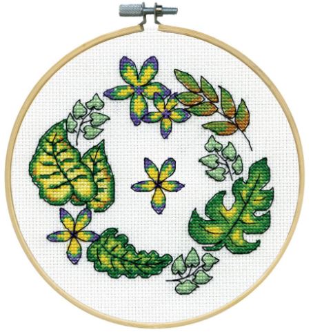 click here to view larger image of Ferns (counted cross stitch kit)