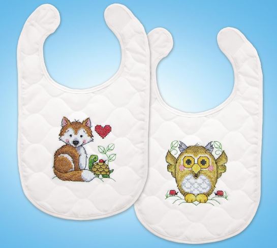 Babys Forest - click here for more details about stamped bib