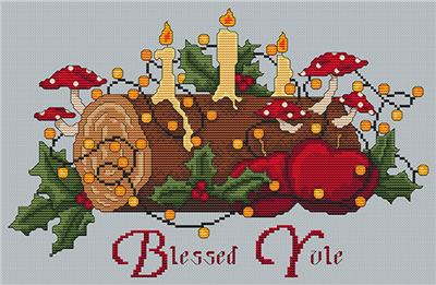click here to view larger image of Blessed Yulelog (chart)