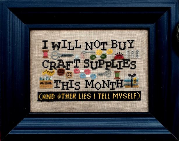 Craft Supplies  and Other Lies - click here for more details about chart