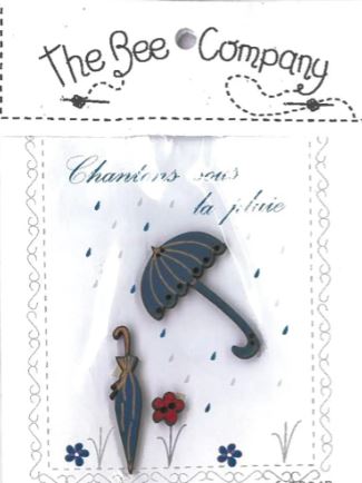 Singing in the Rain/Blue - click here for more details about button pack